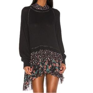 Free People Opposites Attract Mini Dress size M